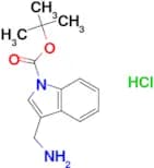 tert-butyl 3-(aminomethyl)-1H-indole-1-carboxylate hydrochloride