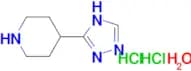 4-(4H-1,2,4-triazol-3-yl)piperidine dihydrochloride hydrate