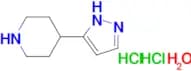 4-(1H-pyrazol-3-yl)piperidine dihydrochloride hydrate
