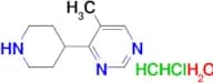5-methyl-4-(4-piperidinyl)pyrimidine dihydrochloride hydrate