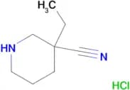 3-ethyl-3-piperidinecarbonitrile hydrochloride