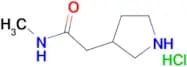 N-methyl-2-(3-pyrrolidinyl)acetamide hydrochloride