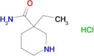 3-ethyl-3-piperidinecarboxamide hydrochloride