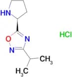 3-isopropyl-5-[(2S)-2-pyrrolidinyl]-1,2,4-oxadiazole hydrochloride