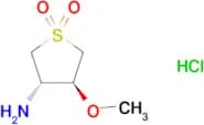 [(3S,4S)-4-methoxy-1,1-dioxidotetrahydro-3-thienyl]amine hydrochloride