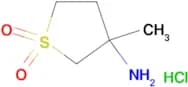 (3-methyl-1,1-dioxidotetrahydro-3-thienyl)amine hydrochloride