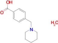 4-(1-piperidinylmethyl)benzoic acid hydrate