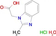 (2-methyl-1H-benzimidazol-1-yl)acetic acid hydrochloride hydrate