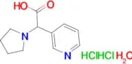 3-pyridinyl(1-pyrrolidinyl)acetic acid dihydrochloride hydrate