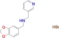 (1,3-benzodioxol-5-ylmethyl)(3-pyridinylmethyl)amine hydrobromide