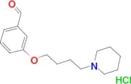 3-[4-(1-piperidinyl)butoxy]benzaldehyde hydrochloride