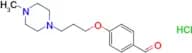4-[3-(4-methyl-1-piperazinyl)propoxy]benzaldehyde hydrochloride