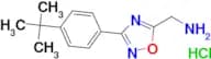 {[3-(4-tert-butylphenyl)-1,2,4-oxadiazol-5-yl]methyl}amine hydrochloride