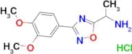 {1-[3-(3,4-dimethoxyphenyl)-1,2,4-oxadiazol-5-yl]ethyl}amine hydrochloride