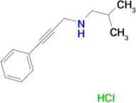 N-isobutyl-3-phenyl-2-propyn-1-amine hydrochloride