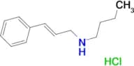 (2E)-N-butyl-3-phenyl-2-propen-1-amine hydrochloride