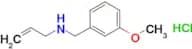 N-(3-methoxybenzyl)-2-propen-1-amine hydrochloride