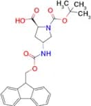 (2S,4R)-4-((((9H-Fluoren-9-yl)methoxy)carbonyl)amino)-1-(tert-butoxycarbonyl)pyrrolidine-2-carboxy…