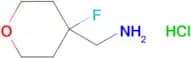 (4-Fluorotetrahydro-2H-pyran-4-yl)methanamine hydrochloride
