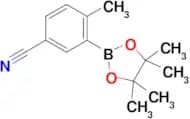 4-Methyl-3-(4,4,5,5-tetramethyl-1,3,2-dioxaborolan-2-yl)benzonitrile
