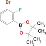 2-(3-Bromo-2-fluorophenyl)-4,4,5,5-tetramethyl-1,3,2-dioxaborolane