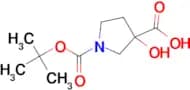 1-(tert-Butoxycarbonyl)-3-hydroxypyrrolidine-3-carboxylic acid