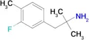 1-(3-Fluoro-4-methylphenyl)-2-methylpropan-2-amine