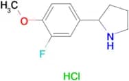 2-(3-Fluoro-4-methoxyphenyl)pyrrolidine hydrochloride