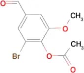2-bromo-4-formyl-6-methoxyphenyl acetate