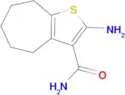 2-amino-5,6,7,8-tetrahydro-4H-cyclohepta[b]thiophene-3-carboxamide