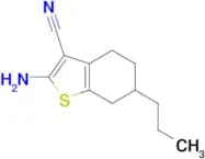 2-amino-6-propyl-4,5,6,7-tetrahydro-1-benzothiophene-3-carbonitrile