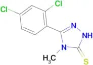 5-(2,4-dichlorophenyl)-4-methyl-4H-1,2,4-triazole-3-thiol