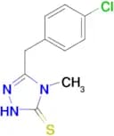 5-(4-chlorobenzyl)-4-methyl-4H-1,2,4-triazole-3-thiol