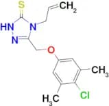 4-allyl-5-[(4-chloro-3,5-dimethylphenoxy)methyl]-4H-1,2,4-triazole-3-thiol