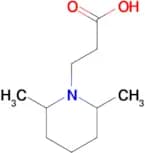 3-(2,6-dimethylpiperidin-1-yl)propanoic acid