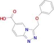 3-(phenoxymethyl)[1,2,4]triazolo[4,3-a]pyridine-6-carboxylic acid