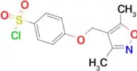4-[(3,5-dimethylisoxazol-4-yl)methoxy]benzenesulfonyl chloride