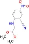 2-[(2,2-dimethoxyethyl)amino]-5-nitrobenzonitrile