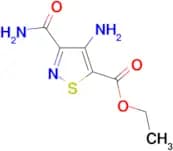 ethyl 4-amino-3-(aminocarbonyl)isothiazole-5-carboxylate