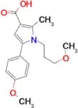 5-(4-methoxyphenyl)-1-(3-methoxypropyl)-2-methyl-1H-pyrrole-3-carboxylic acid