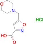 5-(morpholin-4-ylmethyl)isoxazole-3-carboxylic acid hydrochloride