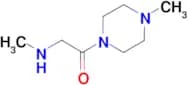 N-methyl-N-[2-(4-methylpiperazin-1-yl)-2-oxoethyl]amine