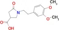 1-[2-(3,4-dimethoxyphenyl)ethyl]-5-oxopyrrolidine-3-carboxylic acid
