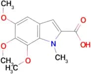 5,6,7-trimethoxy-1-methyl-1H-indole-2-carboxylic acid