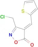 (4E)-3-(chloromethyl)-4-(2-thienylmethylene)isoxazol-5(4H)-one