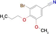 3-bromo-5-methoxy-4-propoxybenzonitrile