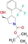 tert-butyl (3S,4R)-3-(hydroxymethyl)-4-[2-(trifluoromethyl)phenyl]pyrrolidine-1-carboxylate