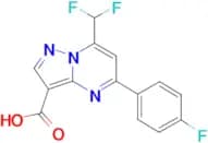 7-(difluoromethyl)-5-(4-fluorophenyl)pyrazolo[1,5-a]pyrimidine-3-carboxylic acid