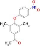 1-[3,5-dimethyl-4-(4-nitrophenoxy)phenyl]ethanone