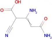 (2Z)-3,5-diamino-2-cyano-5-oxopent-2-enoic acid